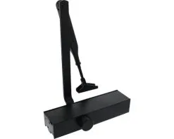 INTERSTEEL Deurdranger Met Schaararm DR120 Zwart