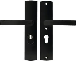 AXA Veiligheidsbeslag Curve Plus 6665-10-18/55K Kruk/kruk PC55 Anti-kerntrek Zwart