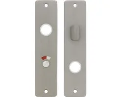 STARX Kortschild WC63/8 Aluminium F9, 2 Stuks