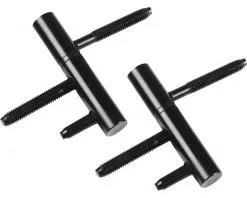 STARX Inboorpaumelle Hout 75x14 Mm Zwart, 2 Stuks