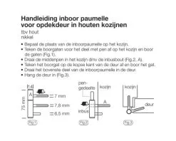 STARX Inboorpaumelle Hout 75x14 Mm Zwart, 2 Stuks -Sloten Doorlock Shop DV 8 10336526 03 4c NL 20220113121757