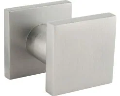 INTERSTEEL Voordeurknop 58x58/60 Mm Eenzijdige Montage Aluminium F1