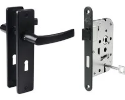 STARX Klavierslot Dag/nacht Zwart Met Beslag