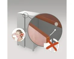 TARROX Wandbuffer Ø 40 Mm Zelfklevend/schroefbaar Kunststof Wit, 2 Stuks -Sloten Doorlock Shop DV 8 10565303 04 4c NL 20220503184651