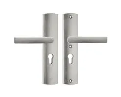 AXA Veiligheidsbeslag Curve 6660-10-11/55K Kruk/kruk Met Kruk Blok PC55 Aluminium F1