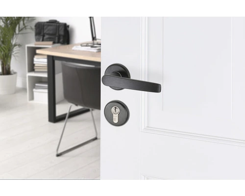 AXA Cilinderslot 7145 Dag-nacht PC55 Zwart Met Beslag (deurbeslag Curve Klik Met Kruk Curve Op Rozet PC Zwart) 8 AXA Cilinderslot 7145 Dag-nacht PC55 Zwart Met Beslag (deurbeslag Curve Klik Met Kruk Curve Op Rozet PC Zwart) - Afbeelding 8