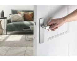 AXA Loopslot 7155 Wit Met Beslag (deurbeslag Curve Klik Met Kruk Curve Op Blindschild Aluminium F1) -Sloten Doorlock Shop DV 8 10603159 03 4c DE 20221005121658