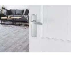 AXA Loopslot 7155 Wit Met Beslag (deurbeslag Curve Klik Met Kruk Curve Op Blindschild Aluminium F1) -Sloten Doorlock Shop DV 8 10603159 05 4c DE 20221005121658