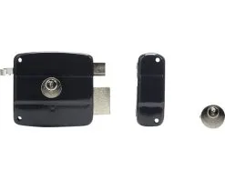 AXA Oplegslot 7490 DIN Links Zwart