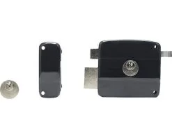 AXA Oplegslot 7490 DIN Rechts Zwart