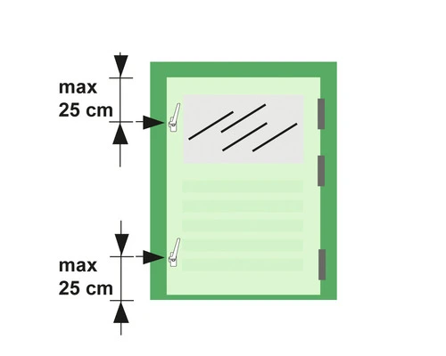 AXA Raamsluiting 3308 Linksdraaiend Zwart 2 AXA Raamsluiting 3308 Linksdraaiend Zwart - Afbeelding 2