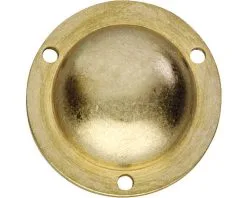 INTERSTEEL Afdekplaatje Voordeurknop Messing Getrommeld