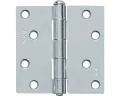 AXA Scharnier Ongelagerd 89x89 Mm Rechte Hoek Verzinkt