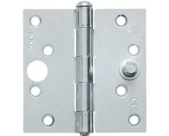 AXA Veiligheidsscharnier Ongelagerd Rechte Hoek 89x89 Mm Verzinkt