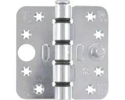 AXA Veiligheidsscharnier Smart Easyfix 89x89 Mm Ronde Hoek Verzinkt