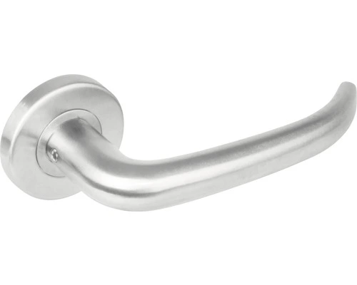 INTERSTEEL Deurkruk Paar Sabel Op Rozet RVS Geborsteld 1 INTERSTEEL Deurkruk Paar Sabel Op Rozet RVS Geborsteld