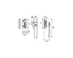 AXA Veiligheids Raamsluiting 3329 Rechtsdraaiend Wit -Sloten Doorlock Shop DV 8 6185673 02 4c NL 20200218184659 1