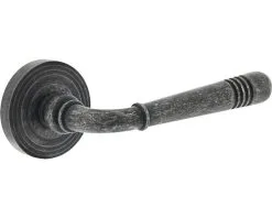 INTERSTEEL Deurkruk Paar Emily Op Rozet Oud Grijs