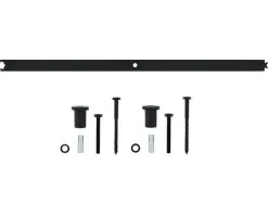 INTERSTEEL Schuifdeurbeslag Tussenrail 90 Cm Zwart