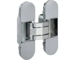 PERTURA 1000 Verdekt Scharnier RVS, 3 Stuks