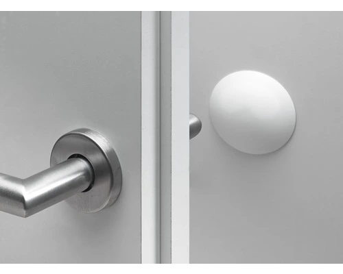 HETTICH Wandbuffer Ø 60x15 Mm Wit, 25 Stuks 2 HETTICH Wandbuffer Ø 60x15 Mm Wit, 25 Stuks - Afbeelding 2