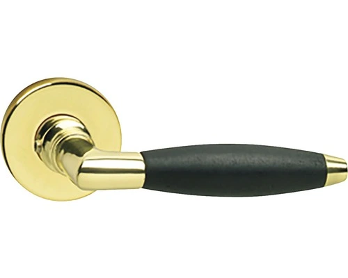 INTERSTEEL Deurkruk Paar Marloes Op Rozet Messing Gelakt 1 INTERSTEEL Deurkruk Paar Marloes Op Rozet Messing Gelakt