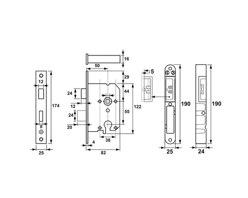 AXA Veiligheidsslot 7420 Dag-nacht PC55 RVS 2 AXA Veiligheidsslot 7420 Dag-nacht PC55 RVS - Afbeelding 2
